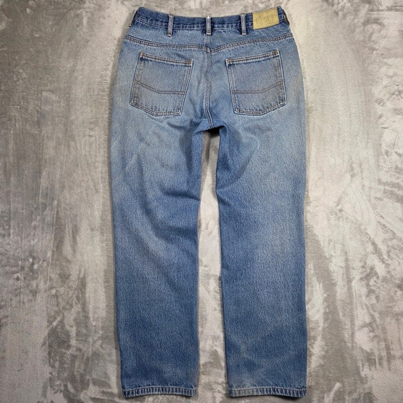 Guide Gear Mens Jeans 36x32 Distressed Denim Relaxed Fit Chore Workwear Grunge - Picture 7 of 7